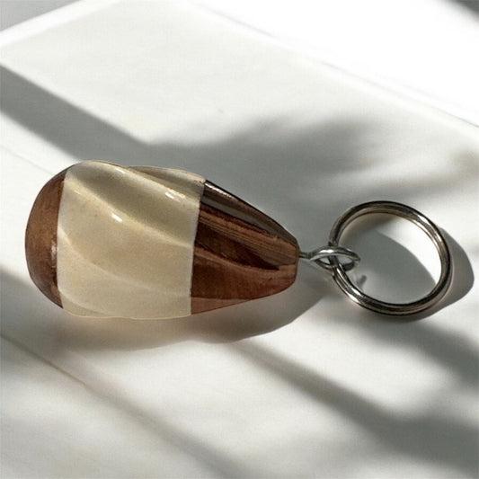 Handmade Wooden Keychain Set – Bundle of 3 Mixed African Designs | Ugandan Artisan Gift