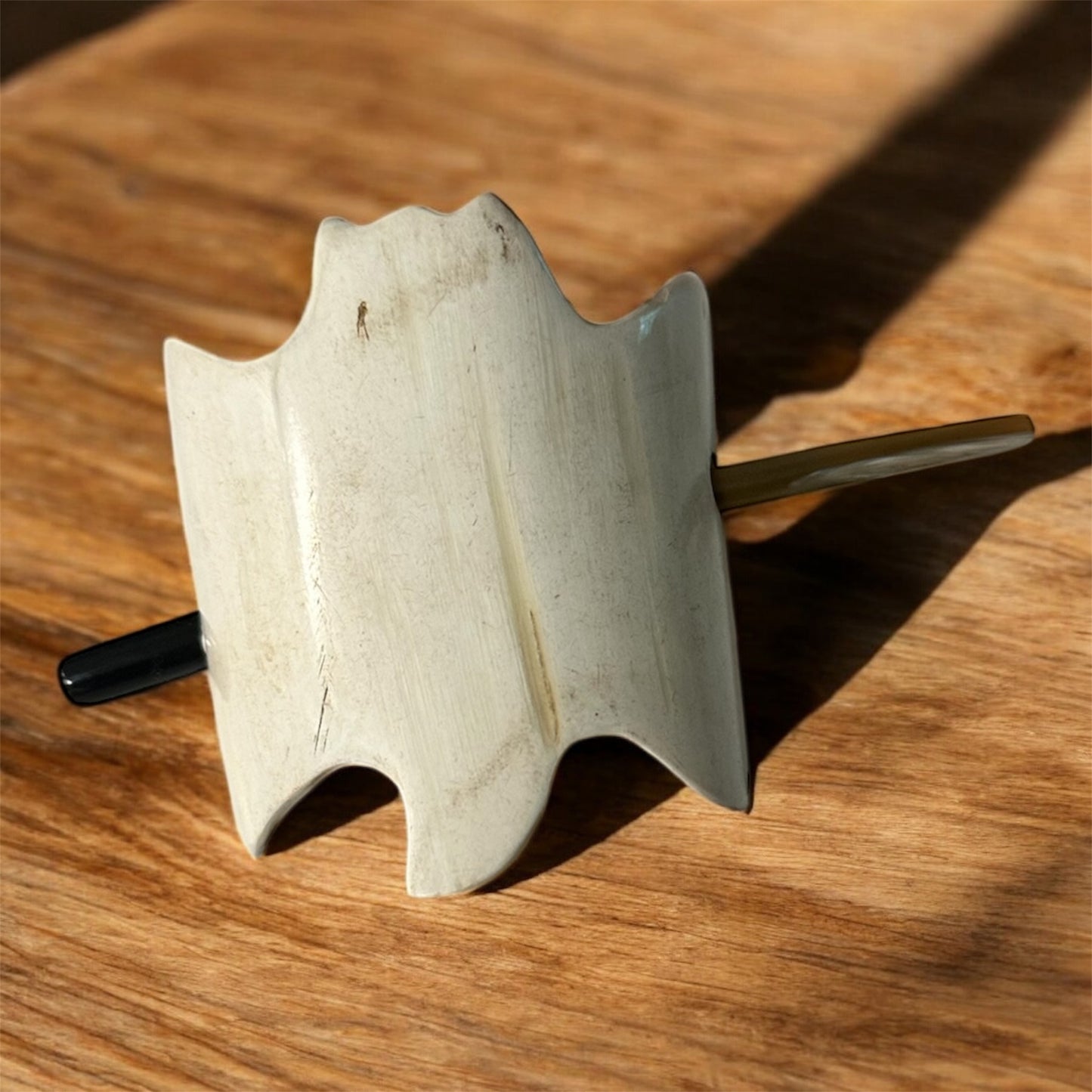 Handcrafted Cow Horn Hair Barrette With Stick