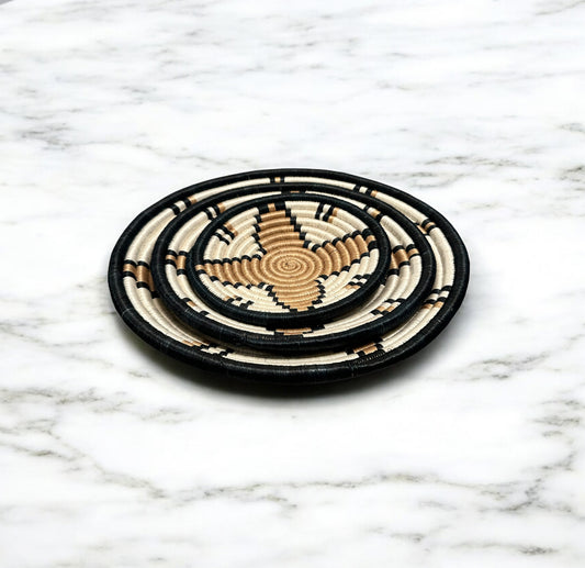 3- Piece Handmade Woven Basket - Made In Uganda