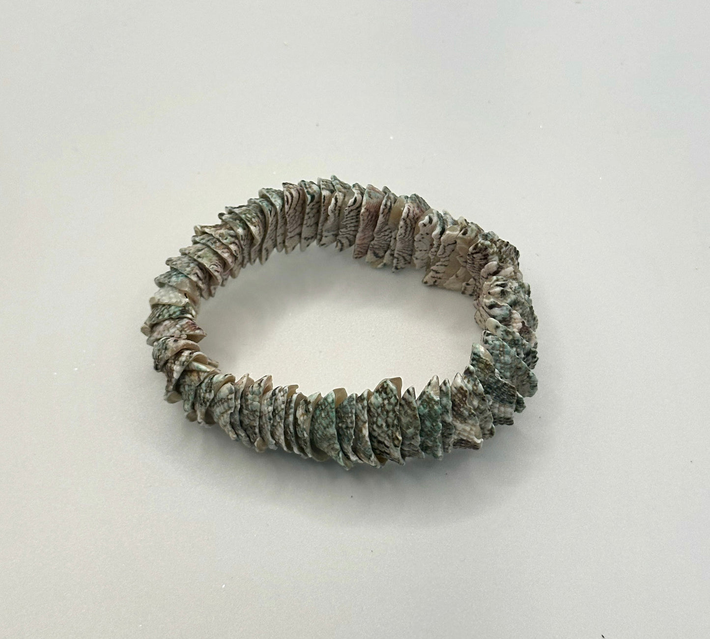 Handmade Ugandan Seashell Bracelet - Authentic African Boho Jewelry